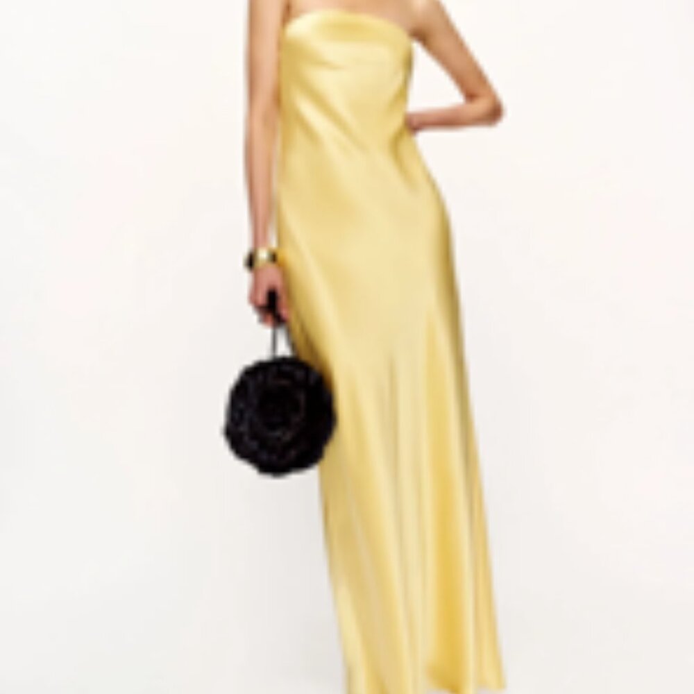 REFORMATION Oren Silk Dress